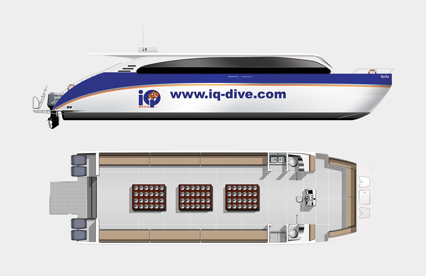 IQ Dive Catamaran